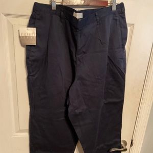 NWT Elisabeth sport navy blue cotton pants